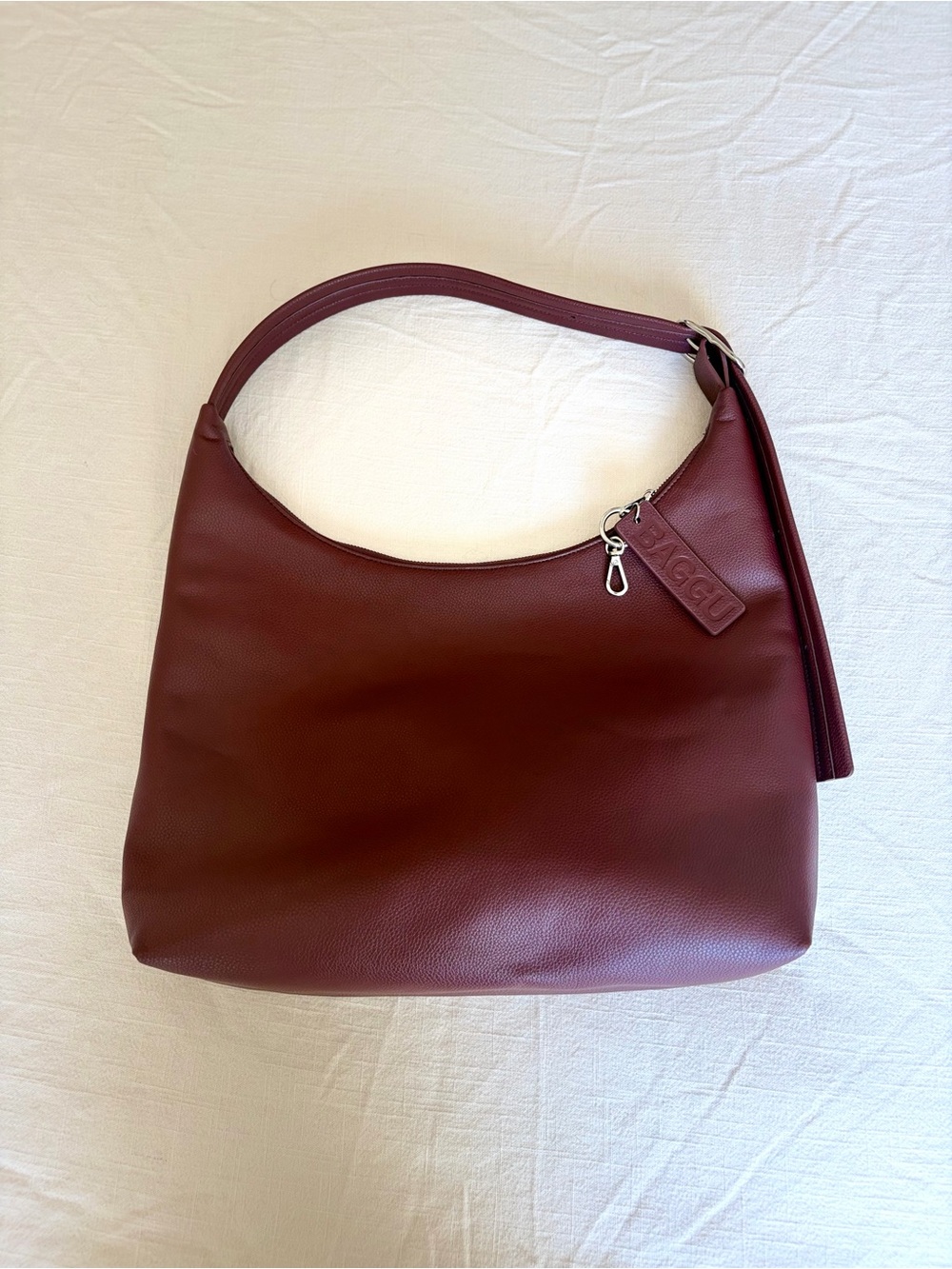 BAGGU Hobo Bag - Burgundy